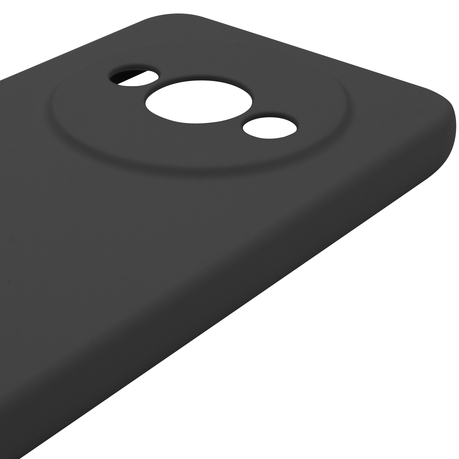 Чехол Silicone Cover Lakshmi Full Camera (AAA) для Xiaomi Redmi A3, Черный / Black 4, Силикон, купить оптом с доставкой