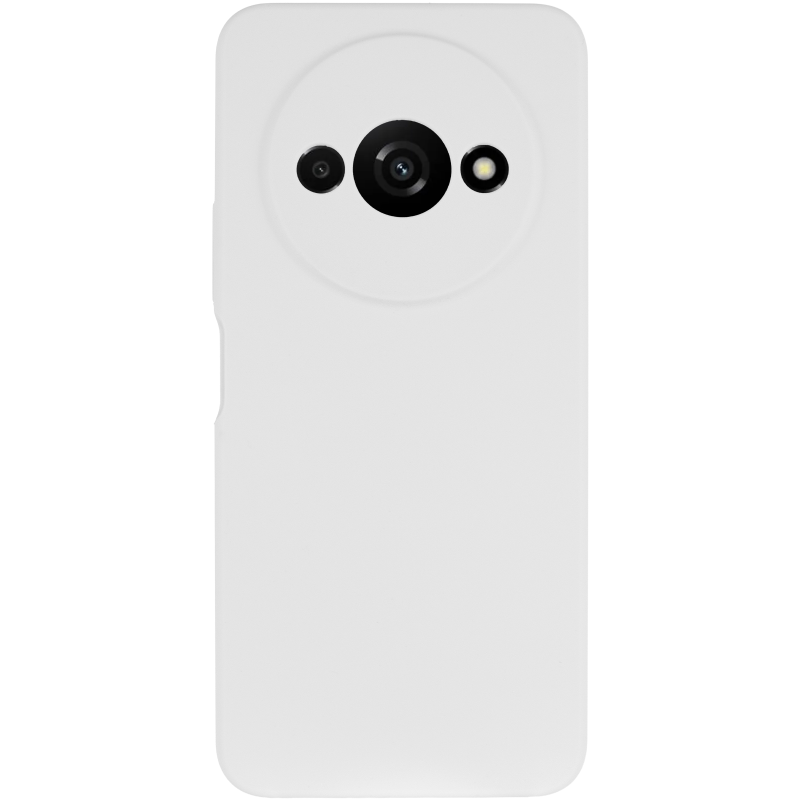 Чехол Silicone Cover Lakshmi Full Camera (AAA) для Xiaomi Redmi A3, Белый / White 1, Силикон, купить оптом с доставкой
