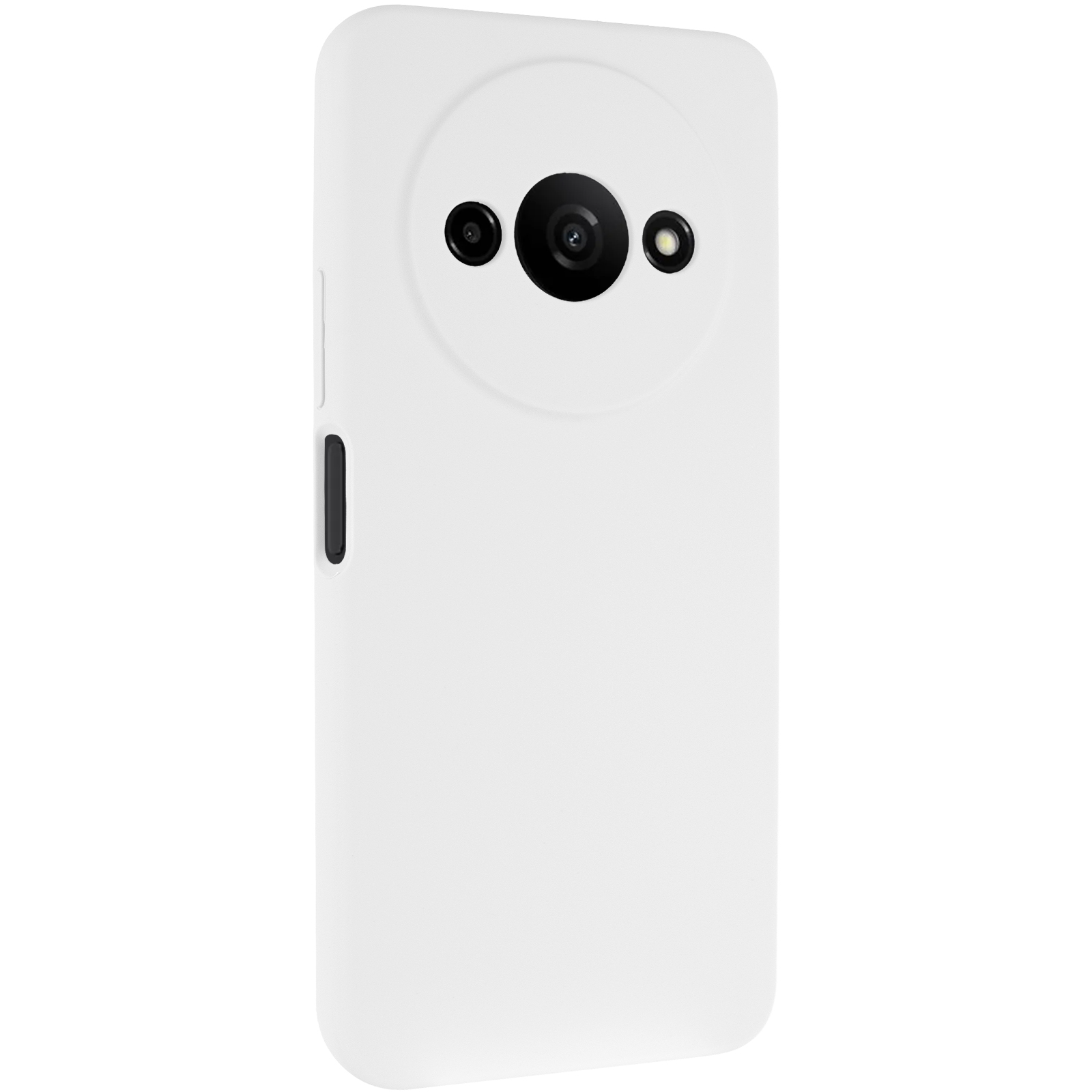 Чехол Silicone Cover Lakshmi Full Camera (AAA) для Xiaomi Redmi A3, Белый / White, Силикон, купить оптом с доставкой