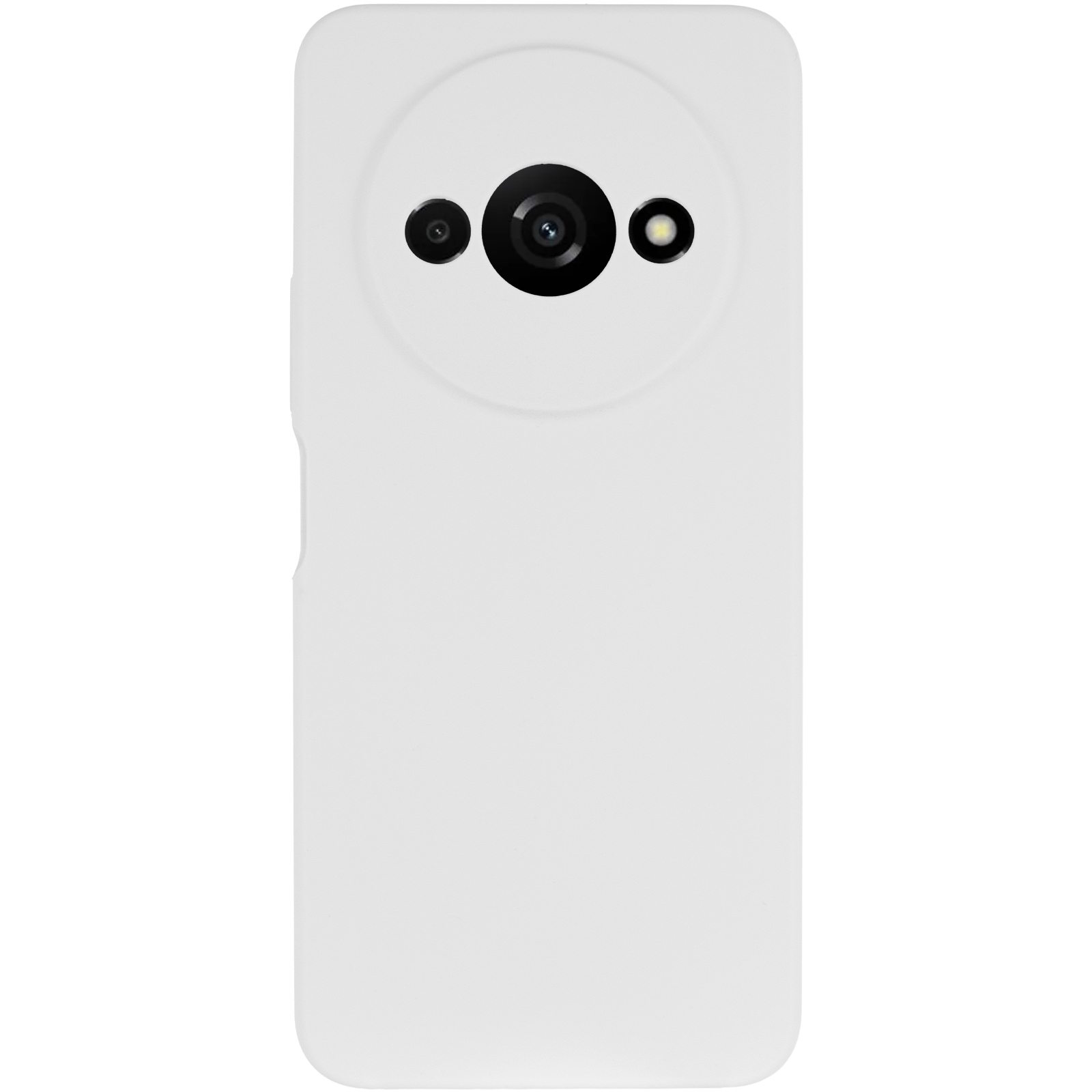 Чехол Silicone Cover Lakshmi Full Camera (AAA) для Xiaomi Redmi A3, Белый / White 1, Силикон, купить оптом с доставкой