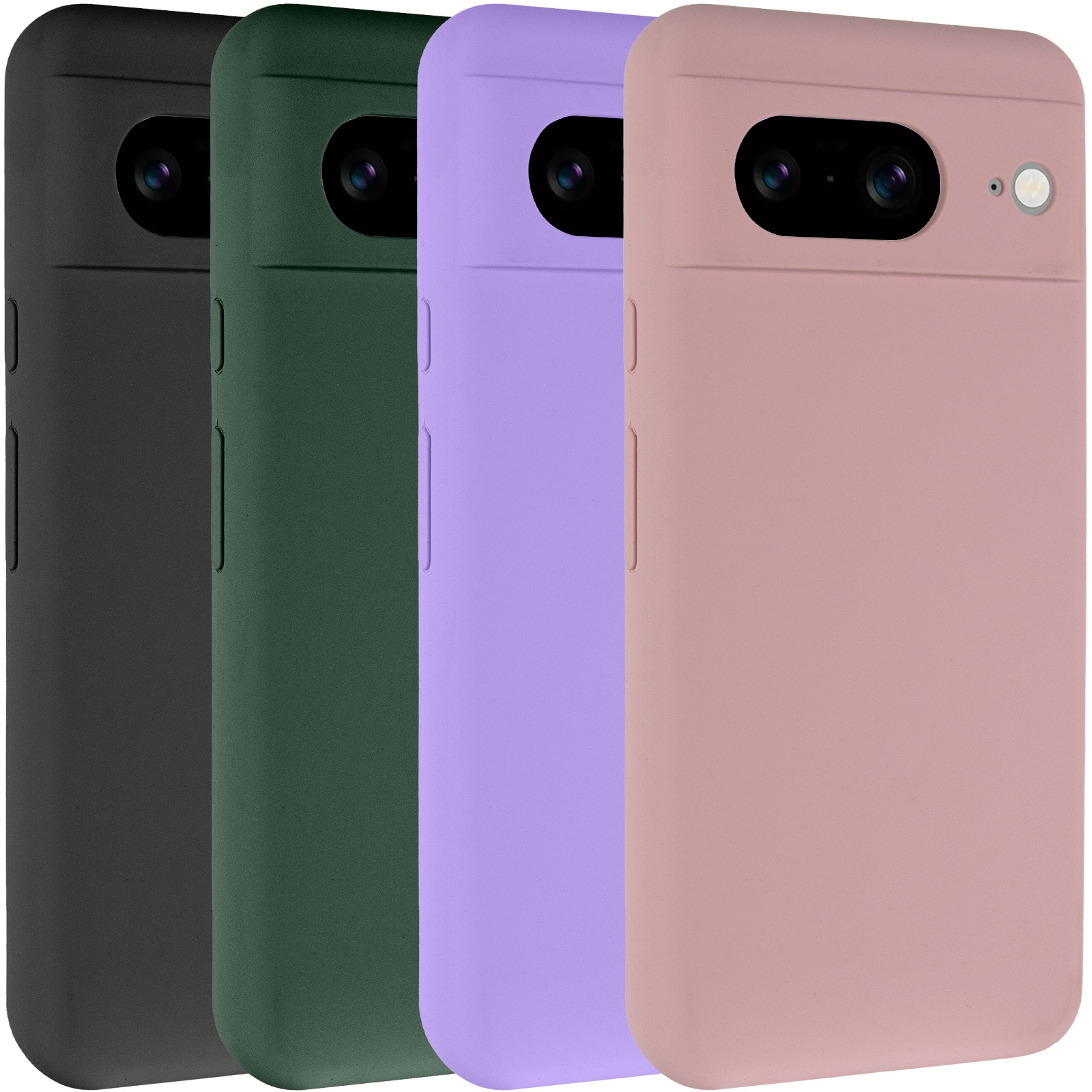 Чохол Silicone Cover Lakshmi Full Camera (AAA) для Google Pixel 8a, Силікон, купити оптом з доставкою