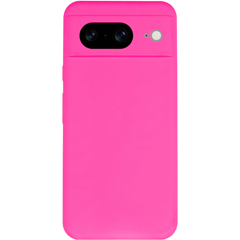 Чохол Silicone Cover Lakshmi Full Camera (AAA) для Google Pixel 8a, Рожевий / Barbie pink 1, Силікон, купити оптом з доставкою