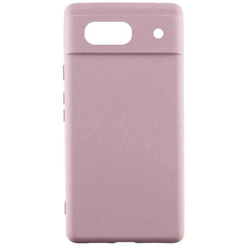 Чехол Silicone Cover Lakshmi Full Camera (AAA) для Google Pixel 8a, Розовый / Pink Sand, Силикон, купить оптом с доставкой