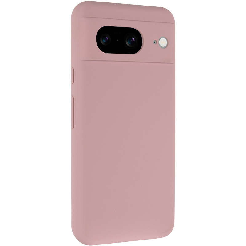 Чохол Silicone Cover Lakshmi Full Camera (AAA) для Google Pixel 8a, Рожевий / Pink Sand, Силікон, купити оптом з доставкою