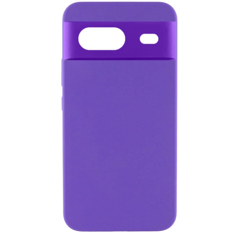 Чехол Silicone Cover Lakshmi Full Camera (AAA) для Google Pixel 8a, Фиолетовый / Amethyst, Силикон, купить оптом с доставкой