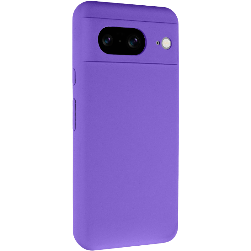 Чохол Silicone Cover Lakshmi Full Camera (AAA) для Google Pixel 8a, Фіолетовий / Amethyst, Силікон, купити оптом з доставкою