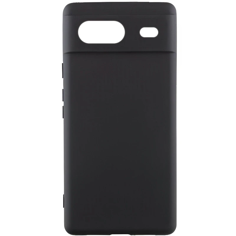 Чехол Silicone Cover Lakshmi Full Camera (AAA) для Google Pixel 8a, Черный / Black, Силикон, купить оптом с доставкой
