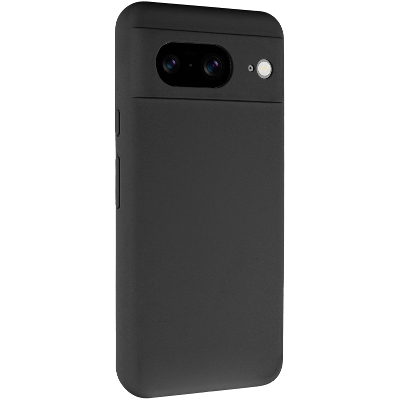 Чохол Silicone Cover Lakshmi Full Camera (AAA) для Google Pixel 8a, Чорний / Black, Силікон, купити оптом з доставкою