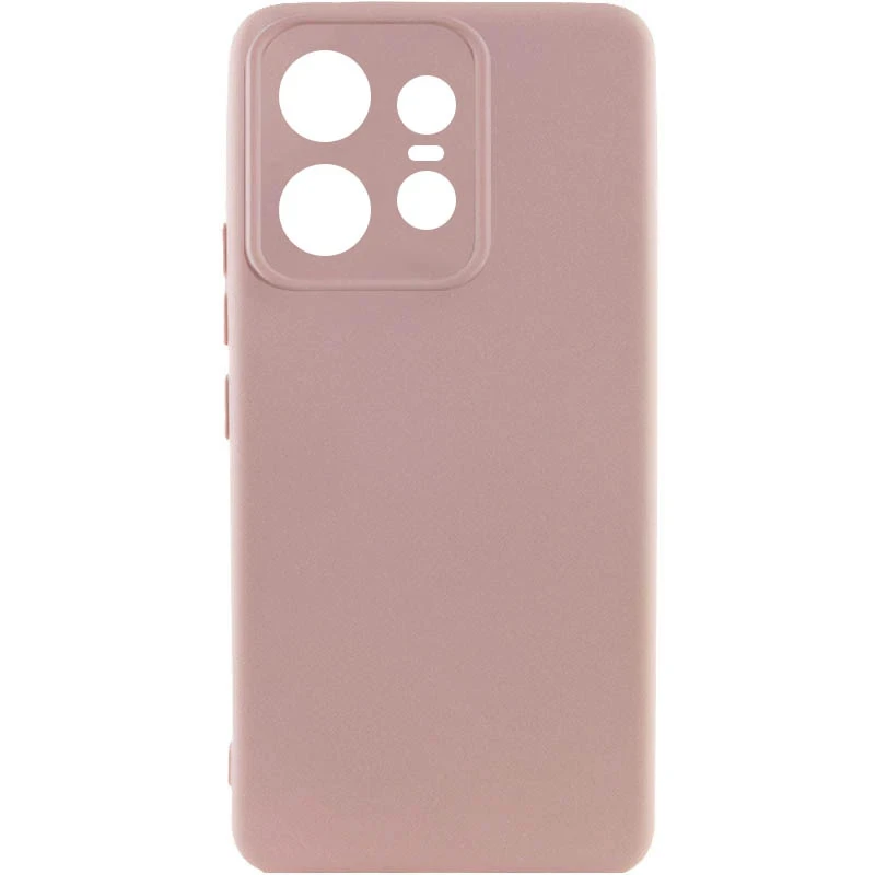 Чехол Silicone Cover Lakshmi Full Camera (AAA) для Motorola Edge 50 Pro, Розовый / Pink Sand, Силикон, купить оптом с доставкой