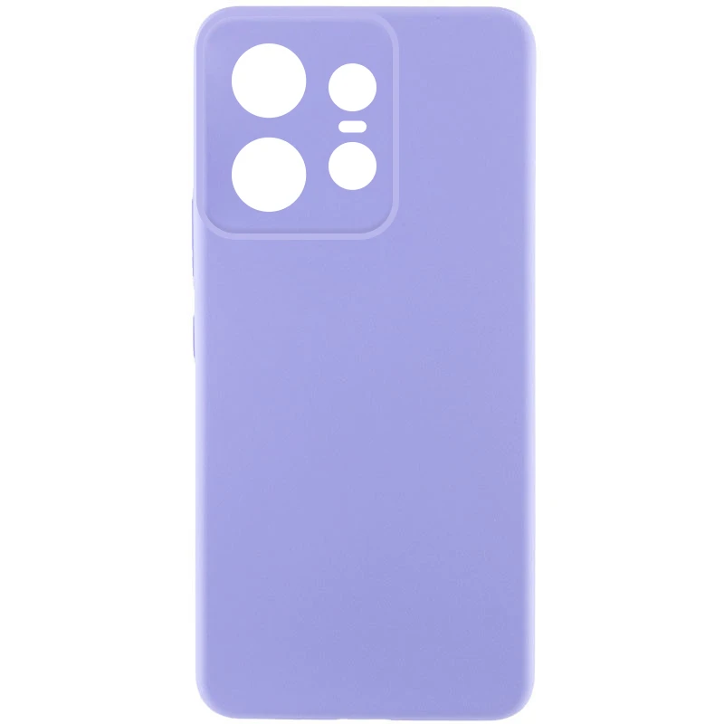 Чехол Silicone Cover Lakshmi Full Camera (AAA) для Motorola Edge 50 Pro, Сиреневый / Dasheen, Силикон, купить оптом с доставкой