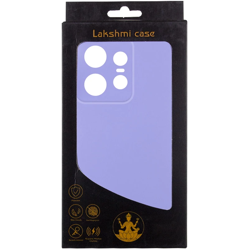 Чехол Silicone Cover Lakshmi Full Camera (AAA) для Motorola Edge 50 Pro, Сиреневый / Dasheen 3, Силикон, купить оптом с доставкой