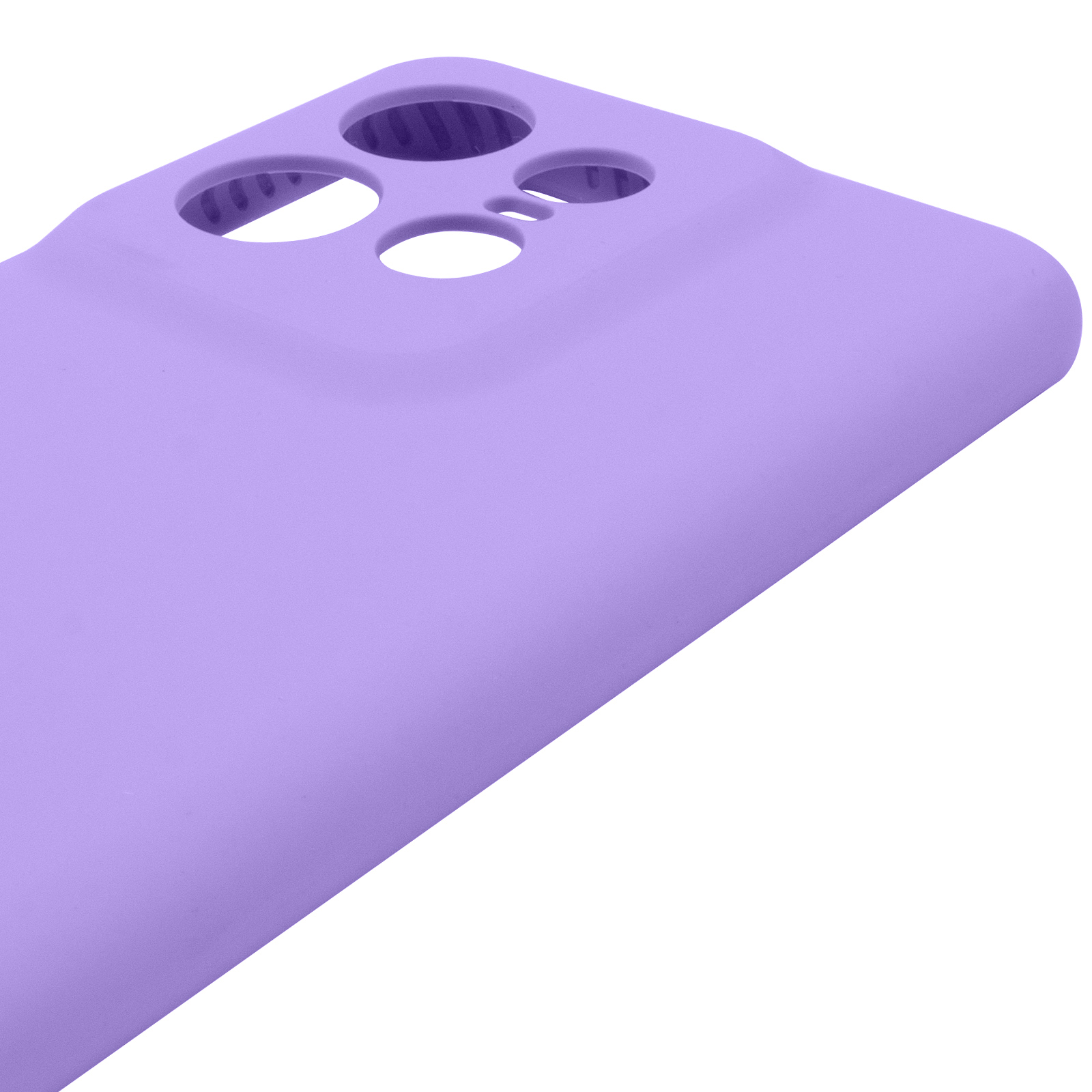 Чохол Silicone Cover Lakshmi Full Camera (AAA) для Motorola Edge 50 Pro, Бузковий / Dasheen 3, Силікон, купити оптом з доставкою