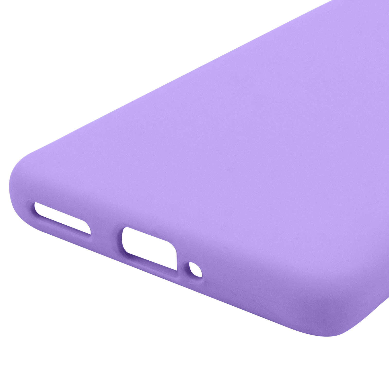 Чохол Silicone Cover Lakshmi Full Camera (AAA) для Motorola Edge 50 Pro, Бузковий / Dasheen 4, Силікон, купити оптом з доставкою
