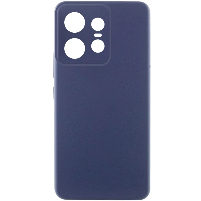 Чехол Silicone Cover Lakshmi Full Camera (AAA) для Motorola Edge 50 Pro, Темно-синий / Midnight blue, Силикон, купить оптом с доставкой