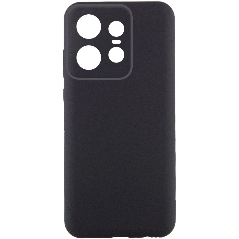 Чехол Silicone Cover Lakshmi Full Camera (AAA) для Motorola Edge 50 Pro, Черный / Black, Силикон, купить оптом с доставкой