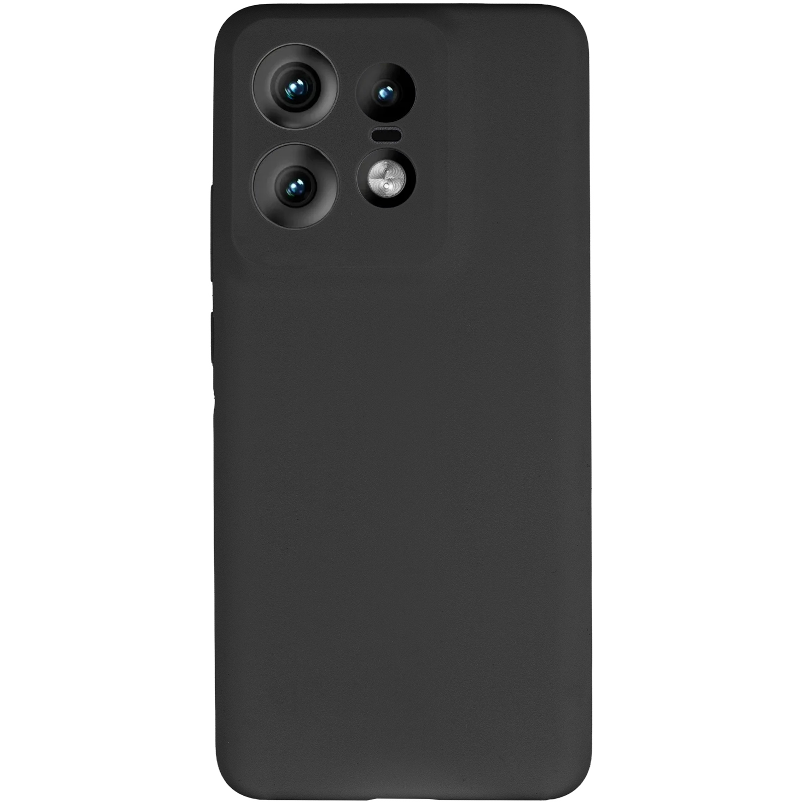 Чохол Silicone Cover Lakshmi Full Camera (AAA) для Motorola Edge 50 Pro, Чорний / Black 1, Силікон, купити оптом з доставкою
