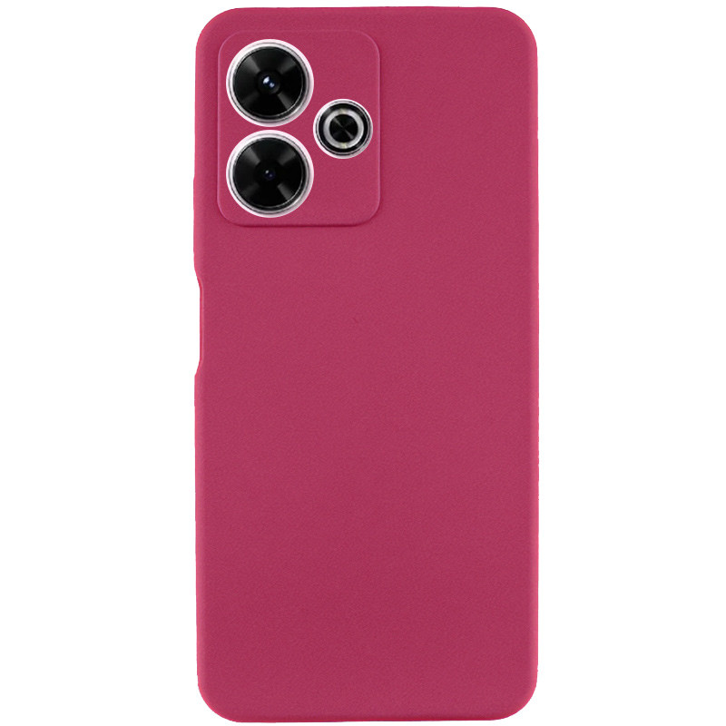 Чехол Silicone Cover Lakshmi Full Camera (AAA) для Xiaomi Redmi 13 4G / Poco M6 4G | Микрофибра на картинке №1