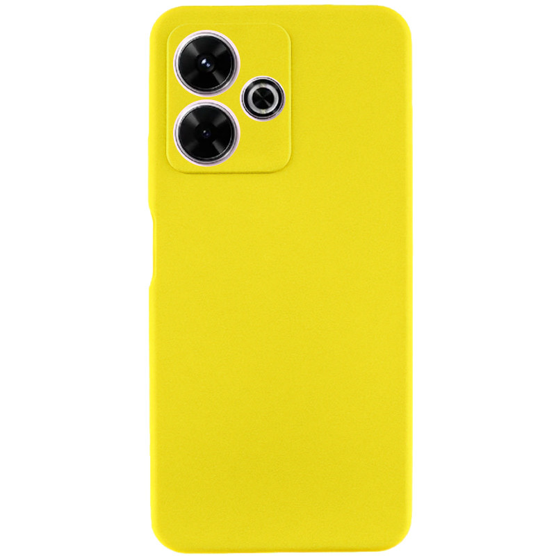 Чехол Silicone Cover Lakshmi Full Camera (AAA) для Xiaomi Redmi 13 4G / Poco M6 4G | Микрофибра на картинке №1