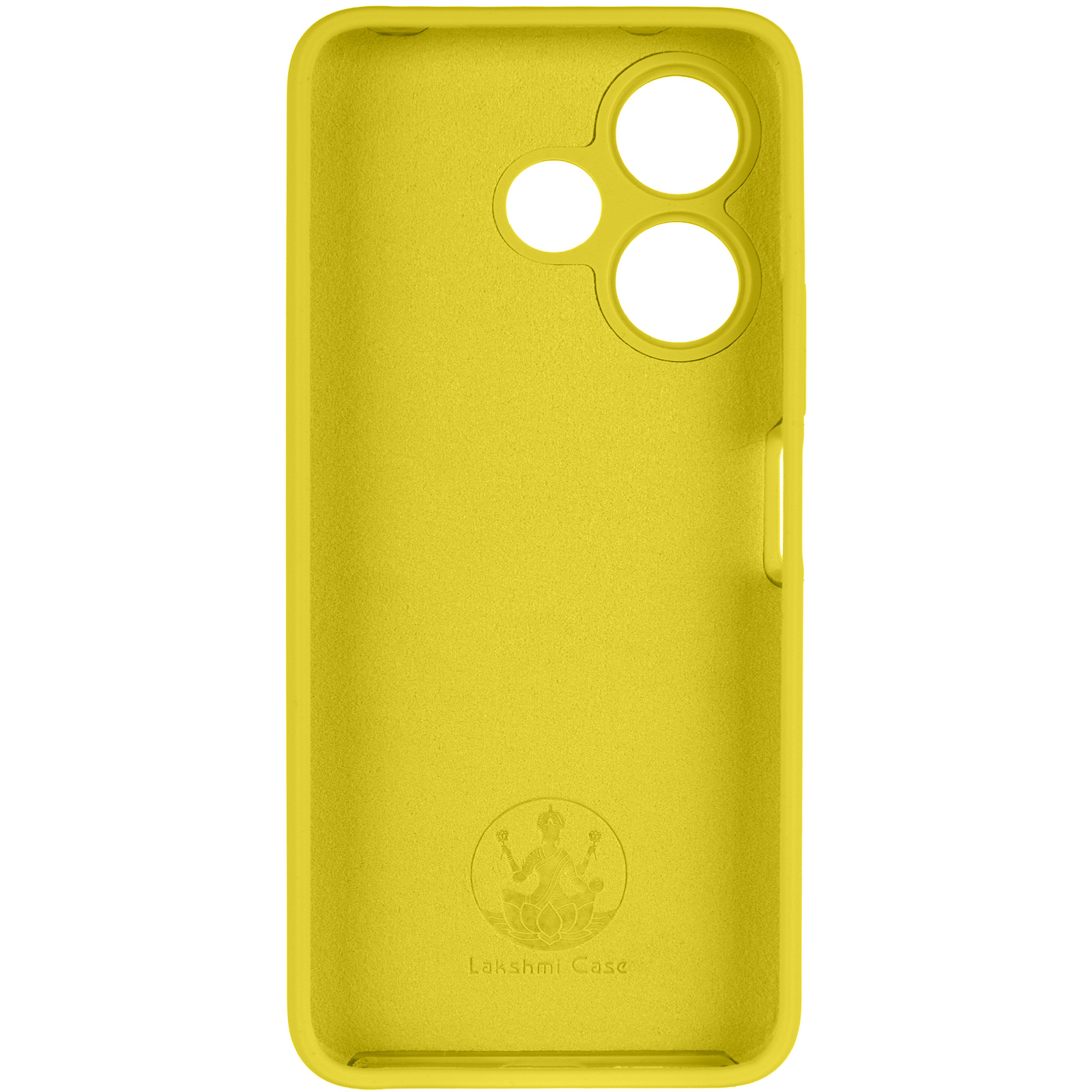 Чохол Silicone Cover Lakshmi Full Camera (AAA) для Xiaomi Redmi 13 4G / Poco M6 4G, Жовтий / Yellow 2, Силікон, купити оптом з доставкою
