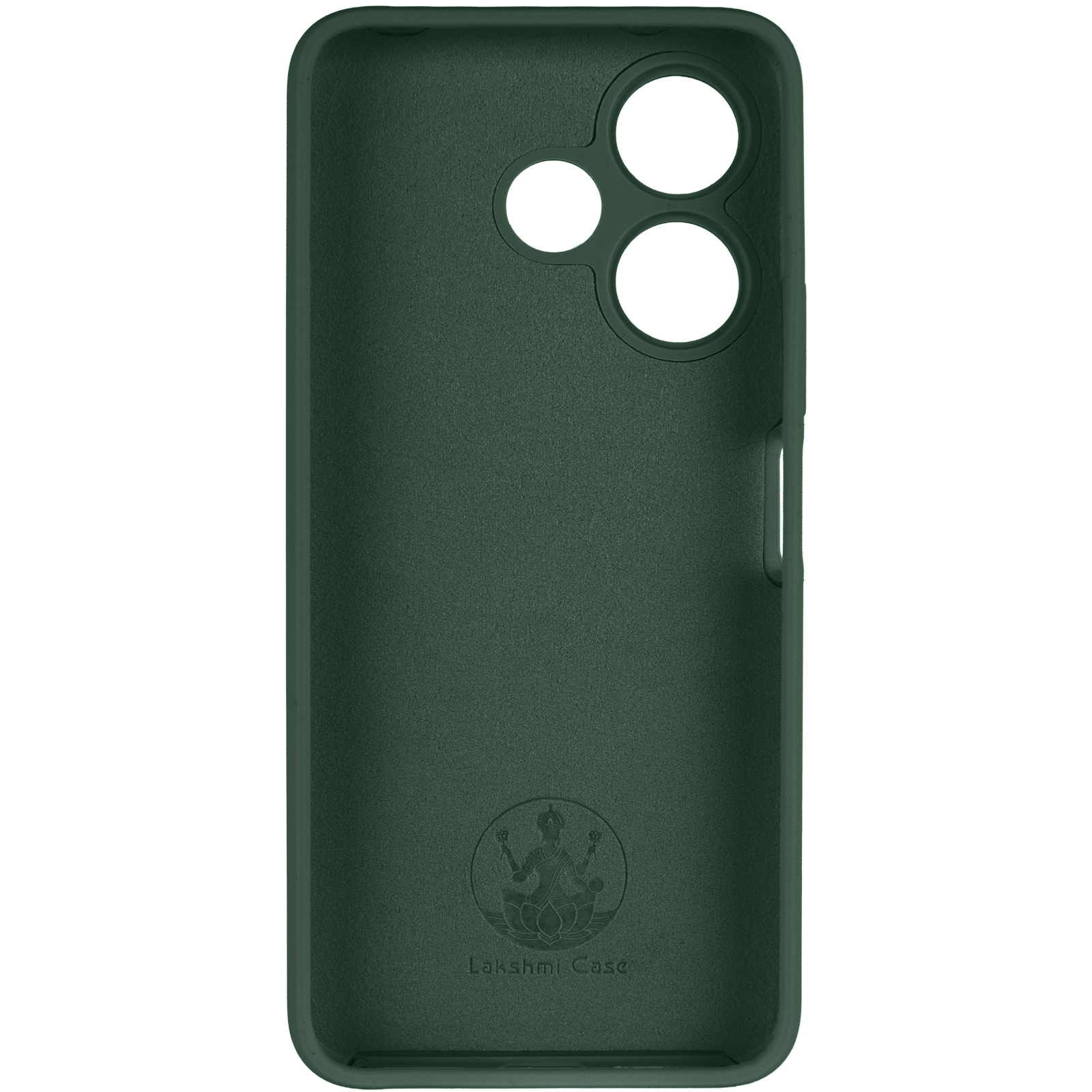 Чохол Silicone Cover Lakshmi Full Camera (AAA) для Xiaomi Redmi 13 4G / Poco M6 4G, Зелений / Cyprus Green 2, Силікон, купити оптом з доставкою