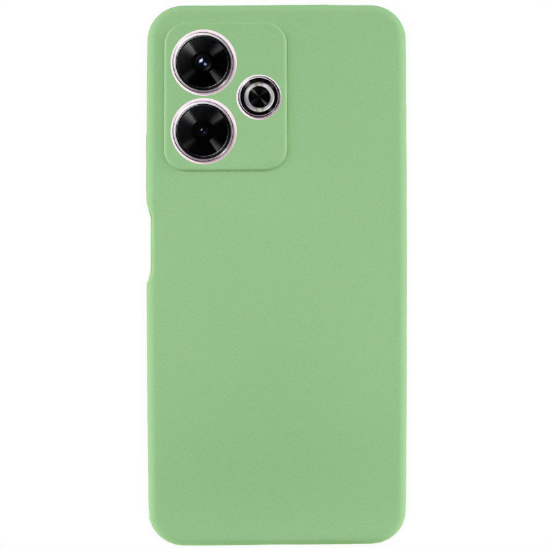 Чехол Silicone Cover Lakshmi Full Camera (AAA) для Xiaomi Redmi 13 4G / Poco M6 4G | Микрофибра на картинке №1