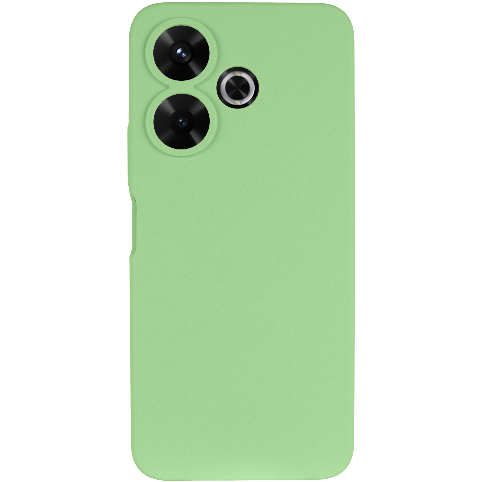 Чохол Silicone Cover Lakshmi Full Camera (AAA) для Xiaomi Redmi 13 4G / Poco M6 4G, М'ятний / Mint 1, Силікон, купити оптом з доставкою