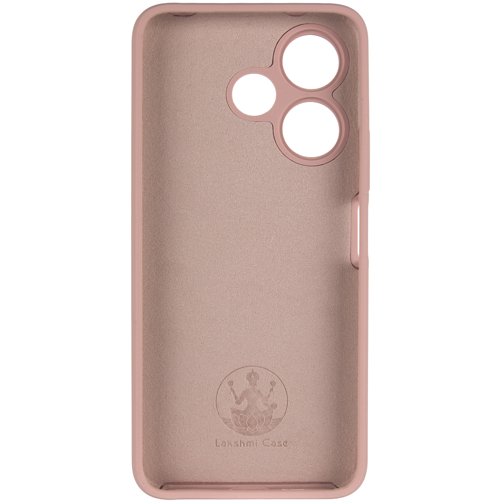 Чохол Silicone Cover Lakshmi Full Camera (AAA) для Xiaomi Redmi 13 4G / Poco M6 4G, Рожевий / Pink Sand 2, Силікон, купити оптом з доставкою