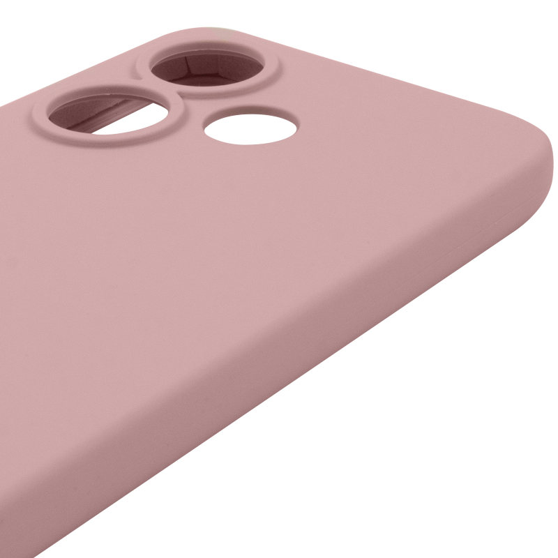 Чохол Silicone Cover Lakshmi Full Camera (AAA) для Xiaomi Redmi 13 4G / Poco M6 4G, Рожевий / Pink Sand 3, Силікон, купити оптом з доставкою