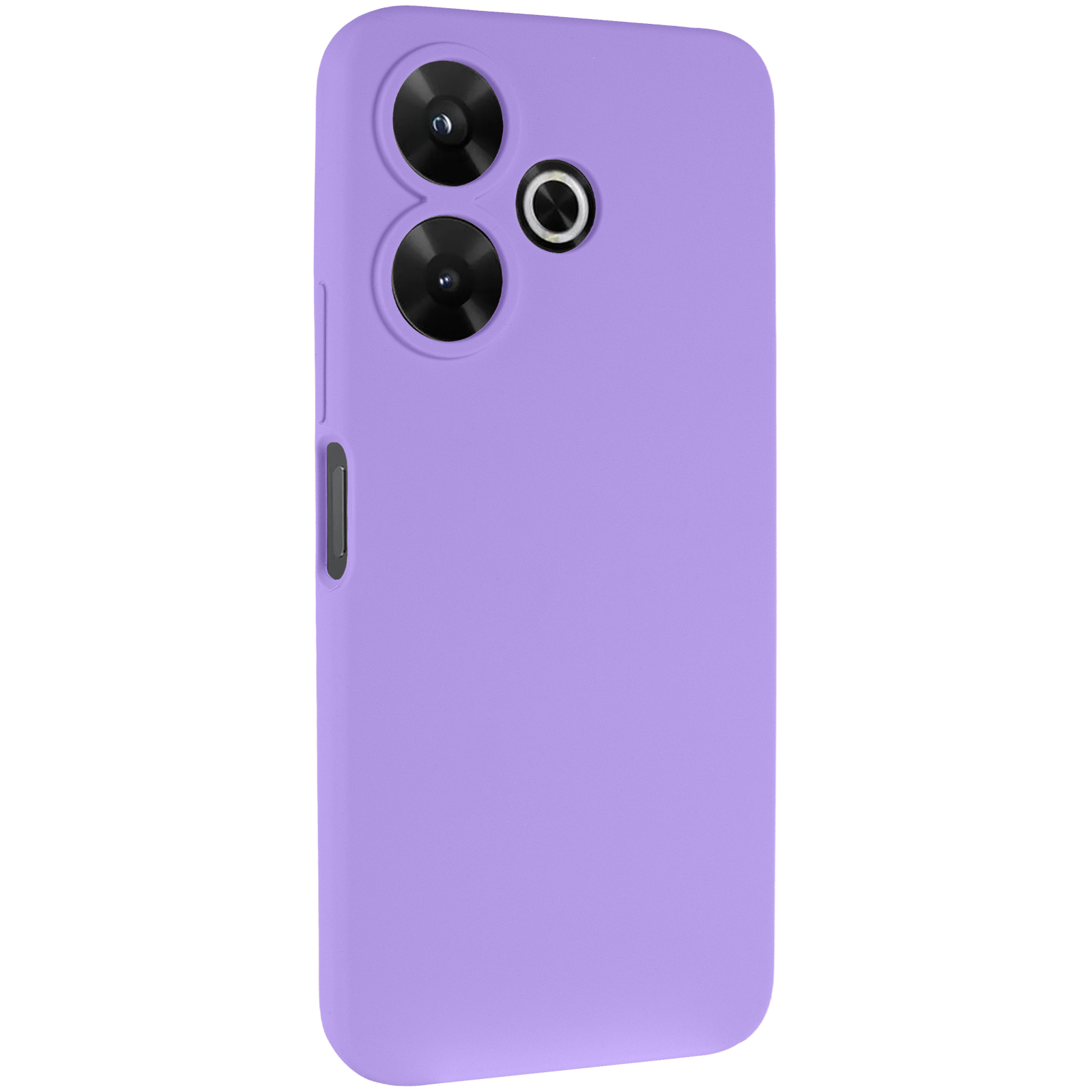 Чохол Silicone Cover Lakshmi Full Camera (AAA) для Xiaomi Redmi 13 4G / Poco M6 4G, Бузковий / Dasheen, Силікон, купити оптом з доставкою