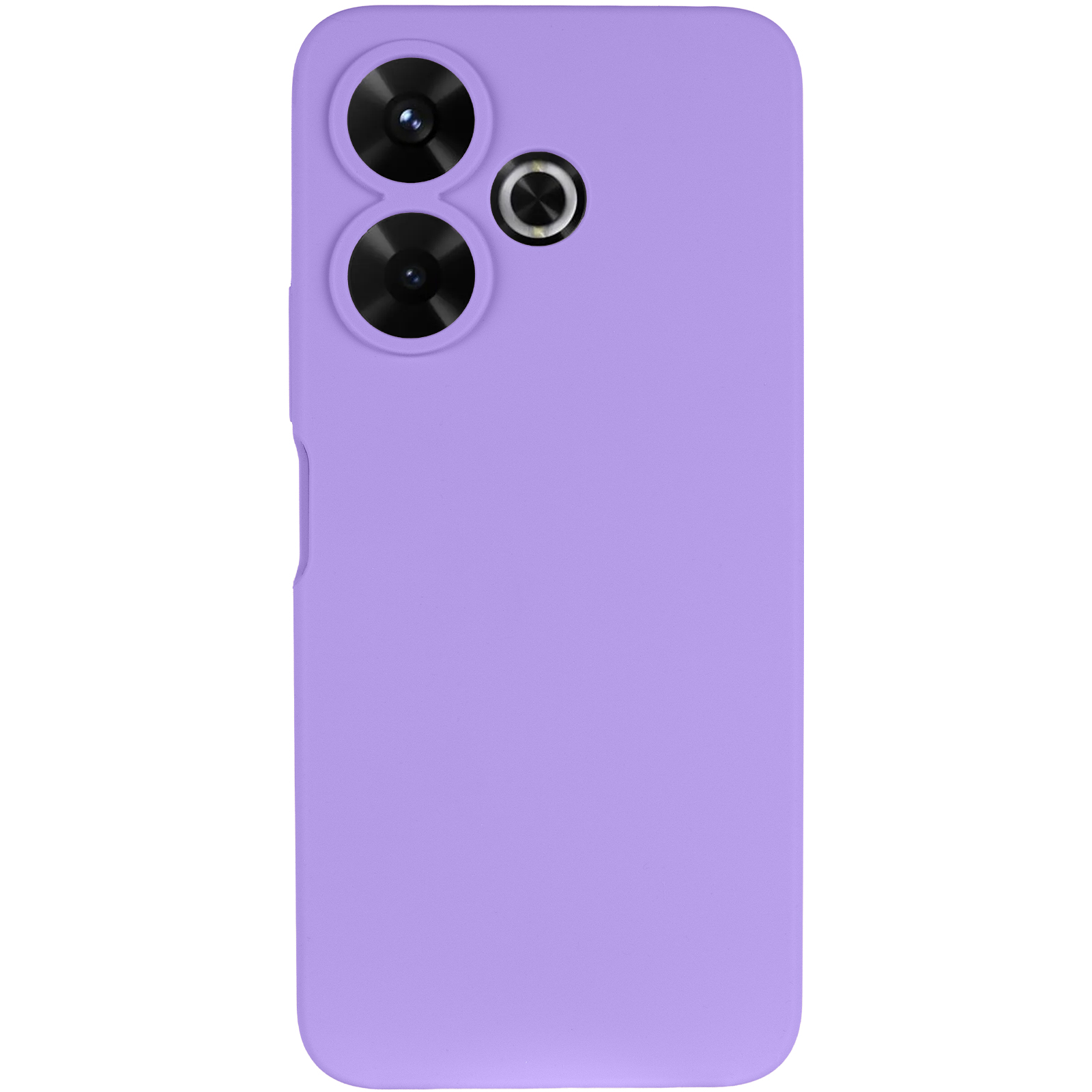 Чохол Silicone Cover Lakshmi Full Camera (AAA) для Xiaomi Redmi 13 4G / Poco M6 4G, Бузковий / Dasheen 1, Силікон, купити оптом з доставкою