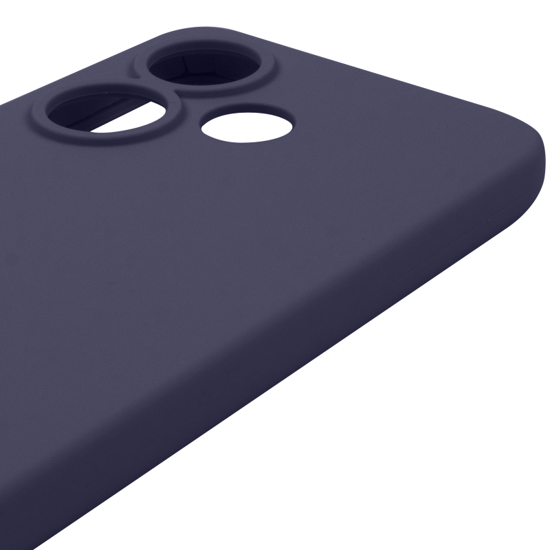 Чохол Silicone Cover Lakshmi Full Camera (AAA) для Xiaomi Redmi 13 4G / Poco M6 4G, Темно-синій / Midnight blue 3, Силікон, купити оптом з доставкою