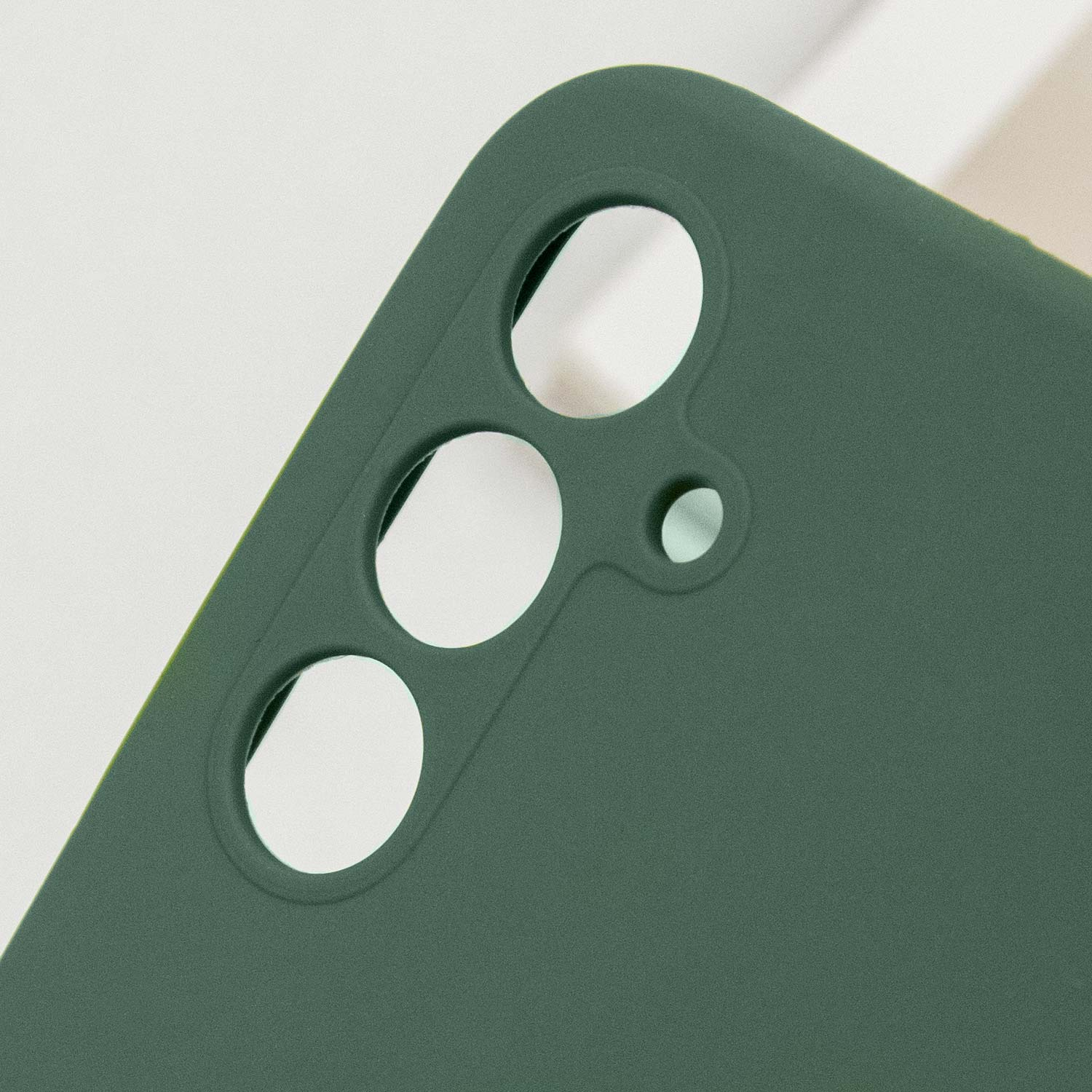 Чохол Silicone Cover Lakshmi Full Camera (AAA) для Samsung Galaxy S24 FE, Зелений / Cyprus Green 5, Силікон, купити оптом з доставкою