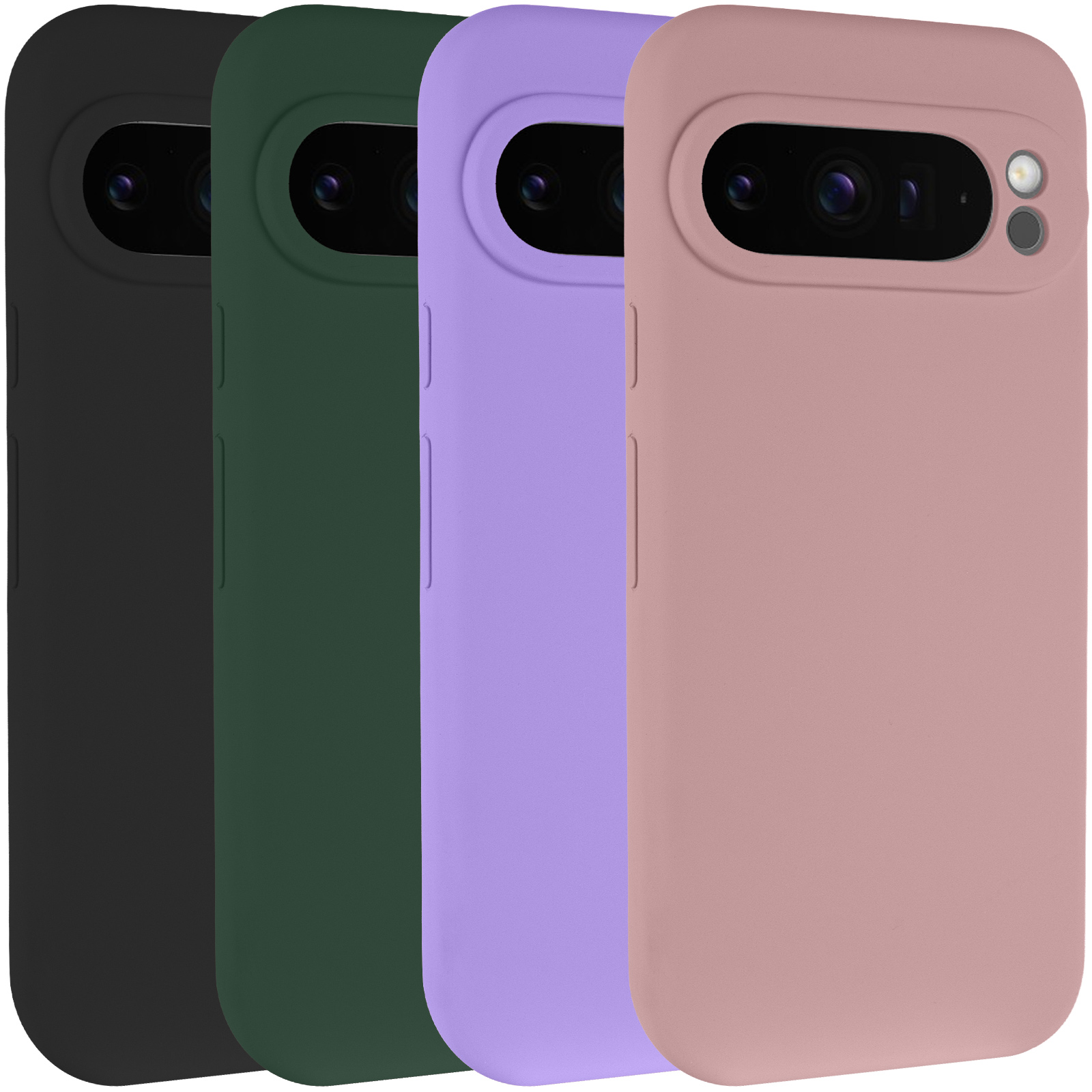 Чохол Silicone Cover Lakshmi Full Camera (AAA) для Google Pixel 9 Pro XL, Силікон, купити оптом з доставкою