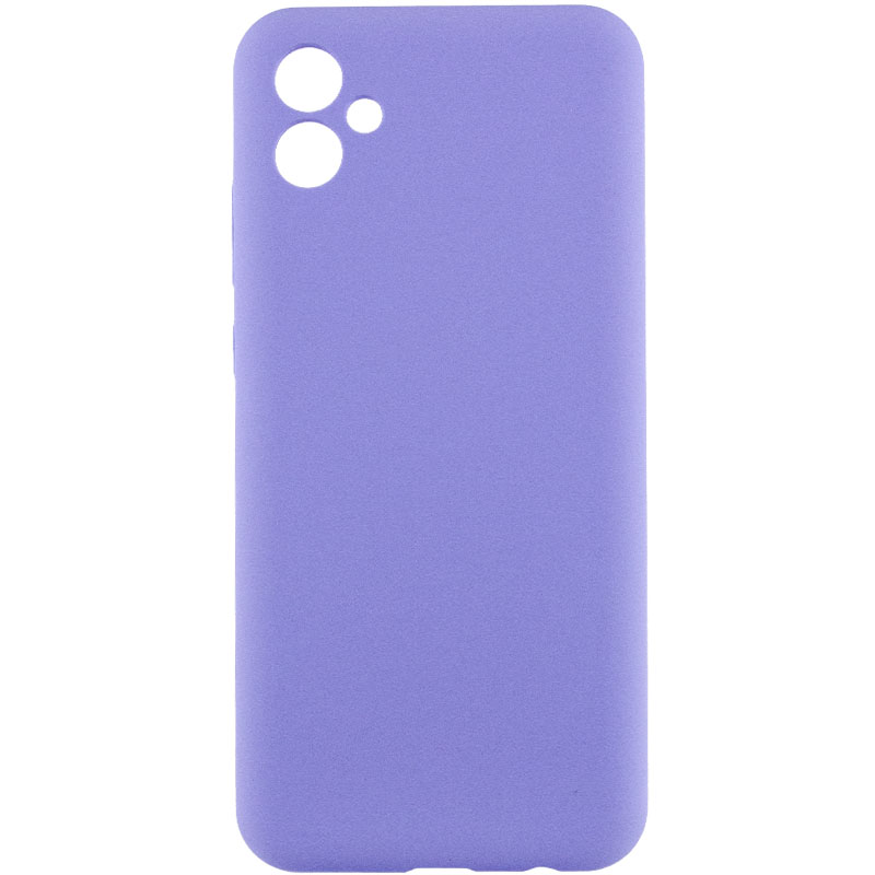 Чохол Silicone Cover Lakshmi Full Camera (AAA) для Samsung Galaxy A06, Бузковий / Dasheen, Силікон, купити оптом з доставкою