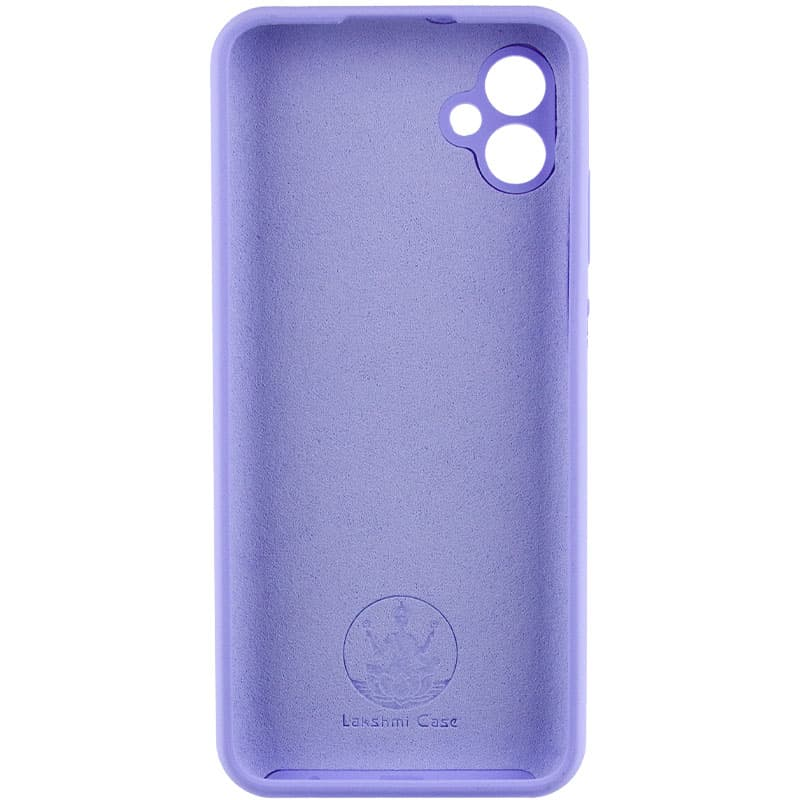 Чохол Silicone Cover Lakshmi Full Camera (AAA) для Samsung Galaxy A06, Бузковий / Dasheen 2, Силікон, купити оптом з доставкою