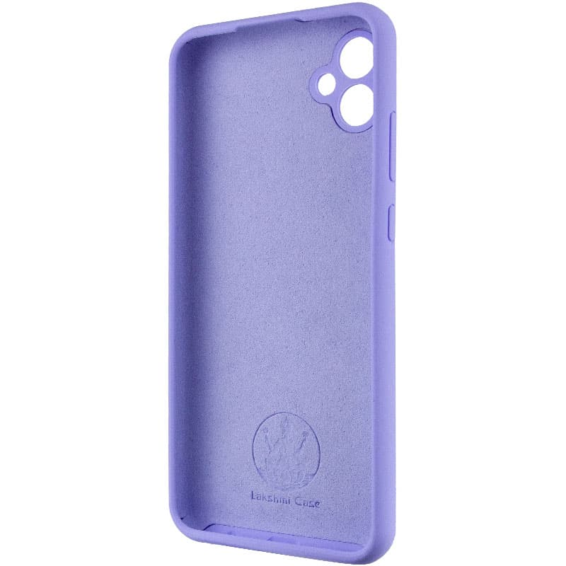 Чохол Silicone Cover Lakshmi Full Camera (AAA) для Samsung Galaxy A06, Бузковий / Dasheen 3, Силікон, купити оптом з доставкою