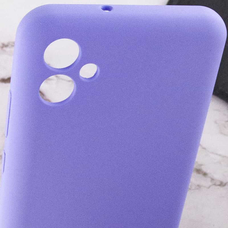 Чохол Silicone Cover Lakshmi Full Camera (AAA) для Samsung Galaxy A06, Бузковий / Dasheen 5, Силікон, купити оптом з доставкою