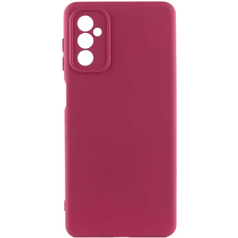 Чехол Silicone Cover Lakshmi Full Camera (AAA) для Samsung Galaxy A16 4G/5G, Бордовый / Plum, Силикон, купить оптом с доставкой