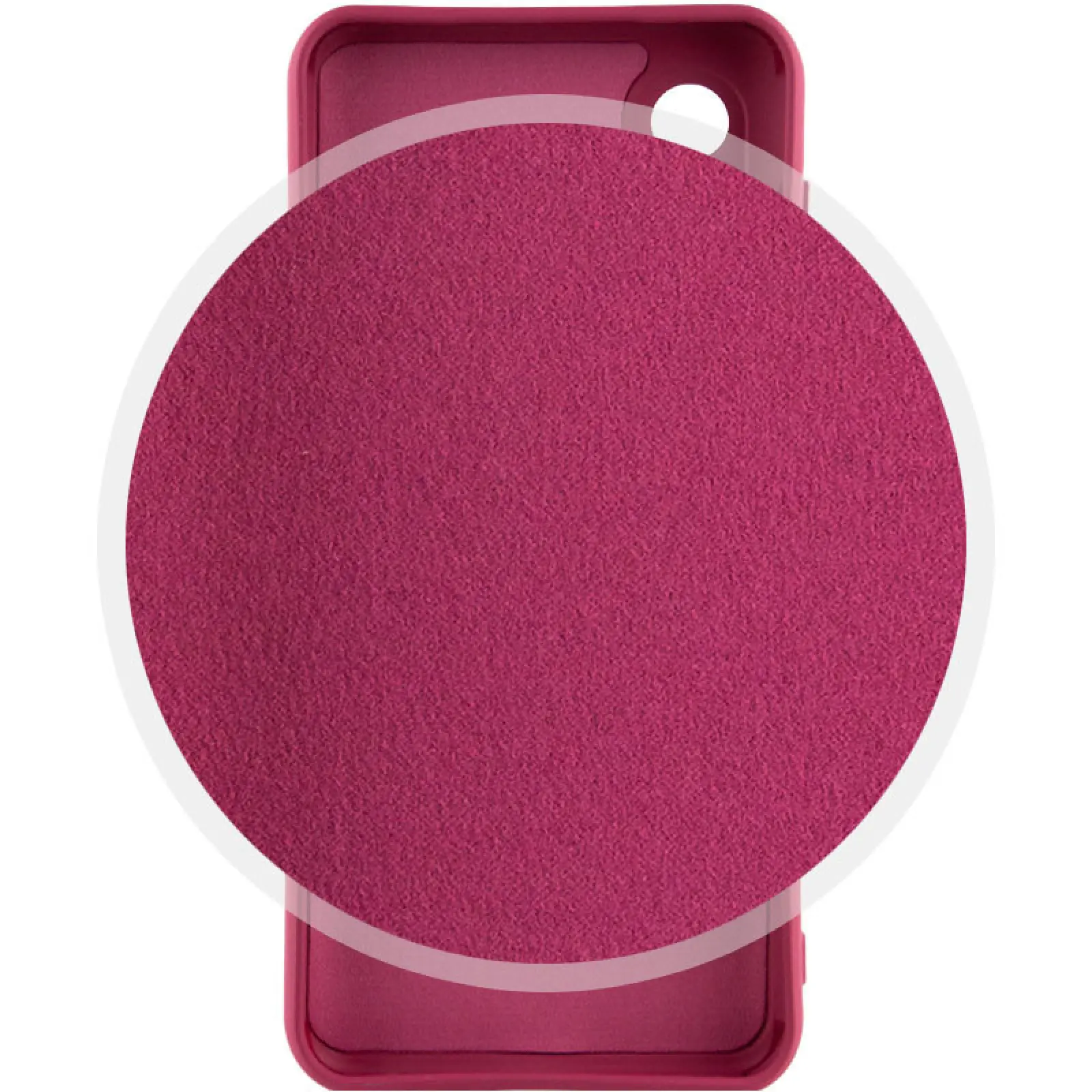 Чехол Silicone Cover Lakshmi Full Camera (AAA) для Samsung Galaxy A16 4G/5G, Бордовый / Plum 1, Силикон, купить оптом с доставкой