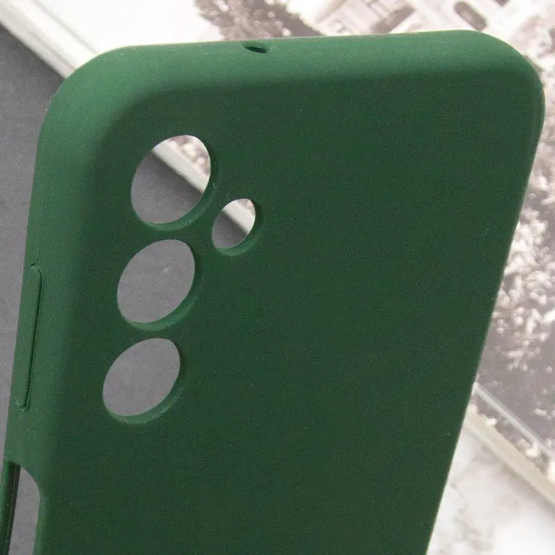 Чехол Silicone Cover Lakshmi Full Camera (AAA) для Samsung Galaxy A16 4G/5G, Зеленый / Cyprus Green 5, Силикон, купить оптом с доставкой