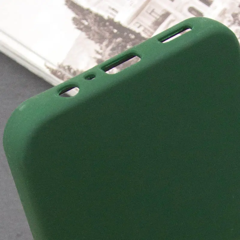 Чехол Silicone Cover Lakshmi Full Camera (AAA) для Samsung Galaxy A16 4G/5G, Зеленый / Cyprus Green 6, Силикон, купить оптом с доставкой