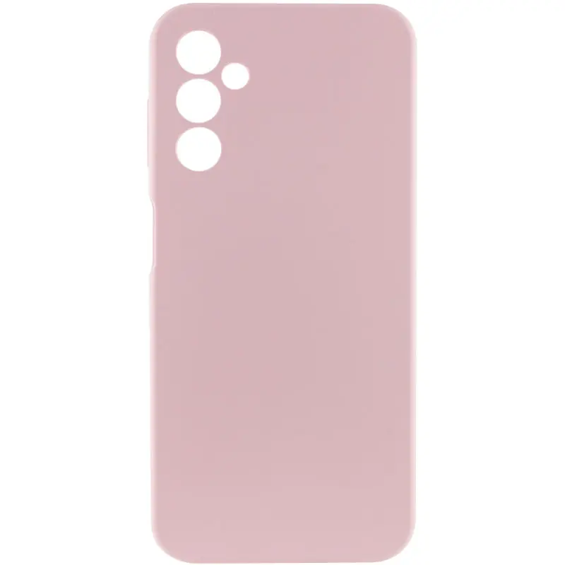 Чехол Silicone Cover Lakshmi Full Camera (AAA) для Samsung Galaxy A16 4G/5G, Розовый / Pink Sand, Силикон, купить оптом с доставкой