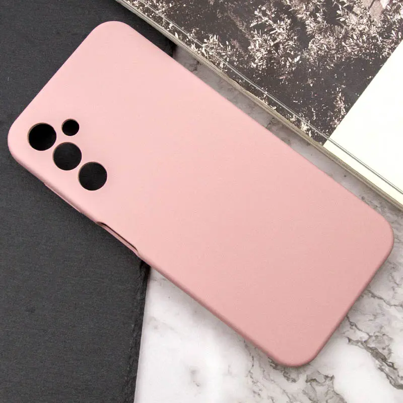 Чехол Silicone Cover Lakshmi Full Camera (AAA) для Samsung Galaxy A16 4G/5G, Розовый / Pink Sand 4, Силикон, купить оптом с доставкой