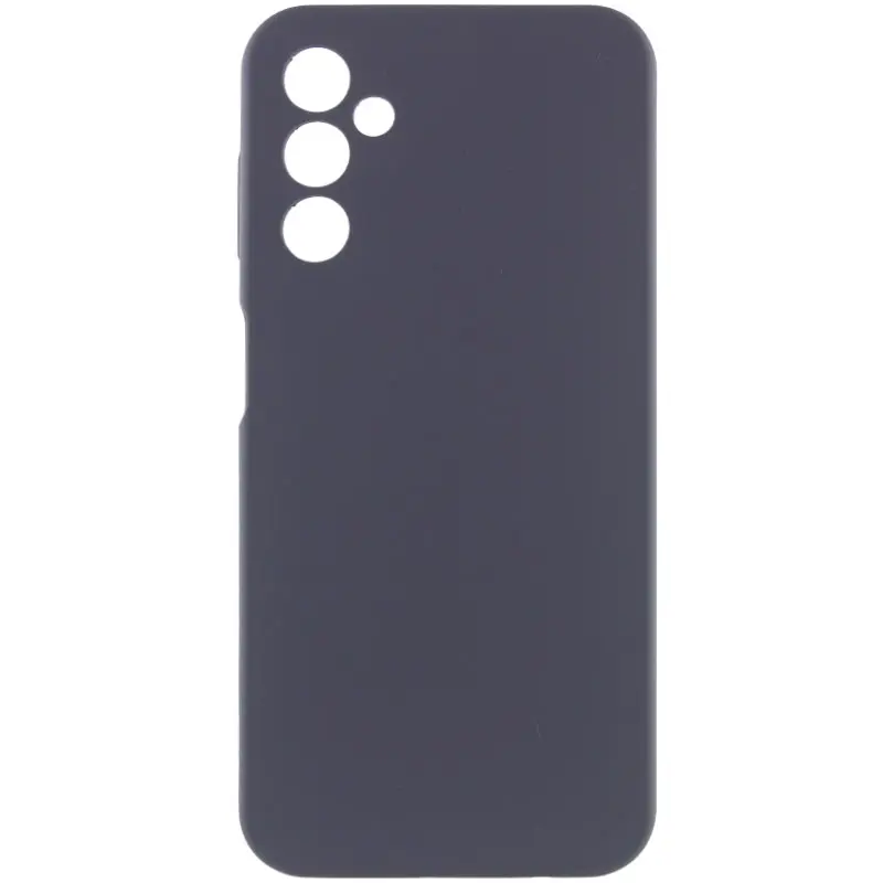 Чохол Silicone Cover Lakshmi Full Camera (AAA) для Samsung Galaxy A16 4G/5G, Сірий / Dark Gray, Силікон, купити оптом з доставкою
