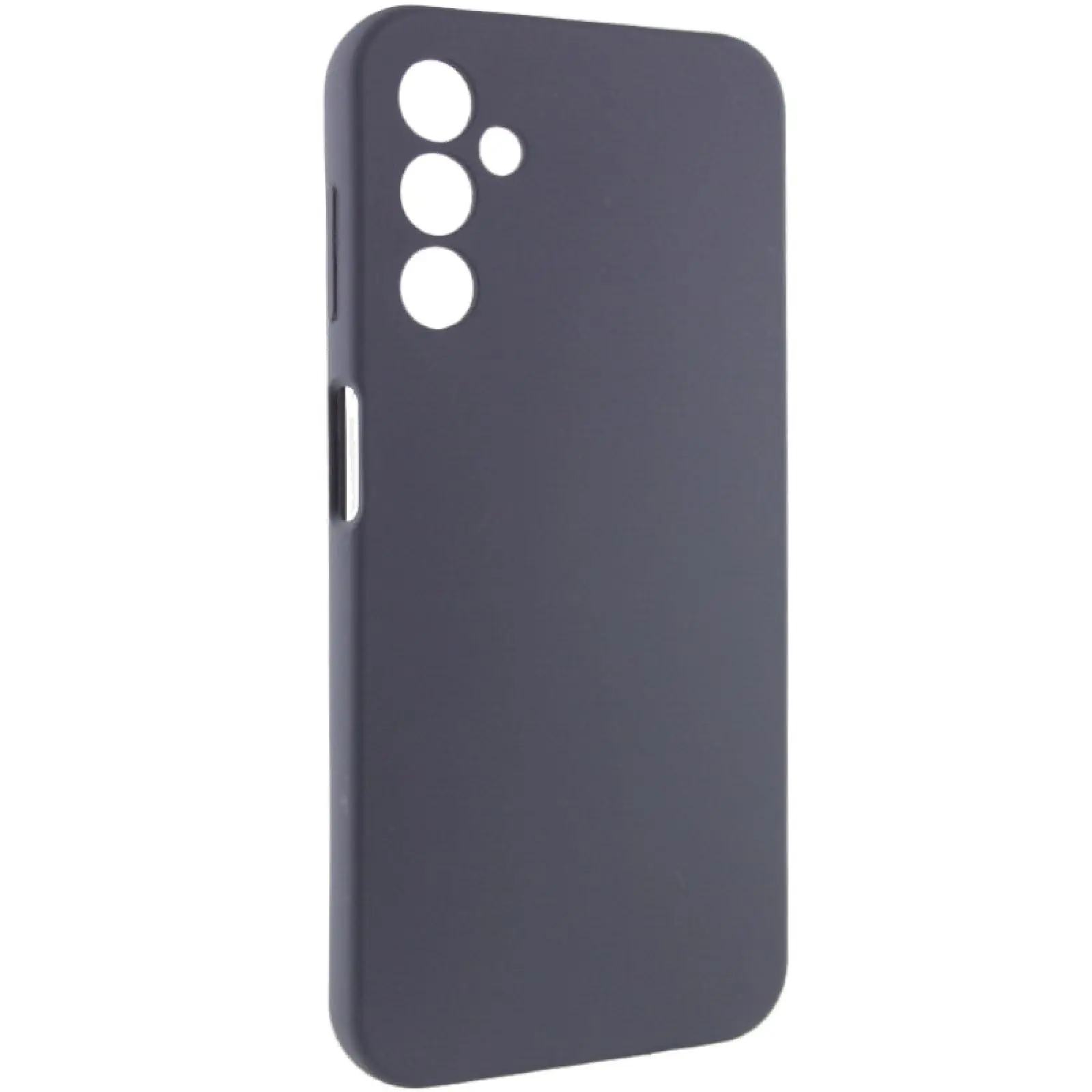 Чохол Silicone Cover Lakshmi Full Camera (AAA) для Samsung Galaxy A16 4G/5G, Сірий / Dark Gray 1, Силікон, купити оптом з доставкою
