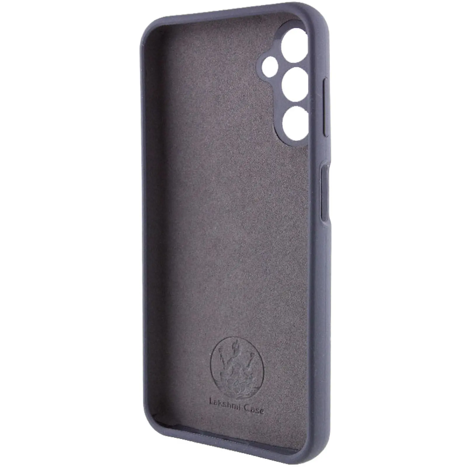 Чохол Silicone Cover Lakshmi Full Camera (AAA) для Samsung Galaxy A16 4G/5G, Сірий / Dark Gray 3, Силікон, купити оптом з доставкою