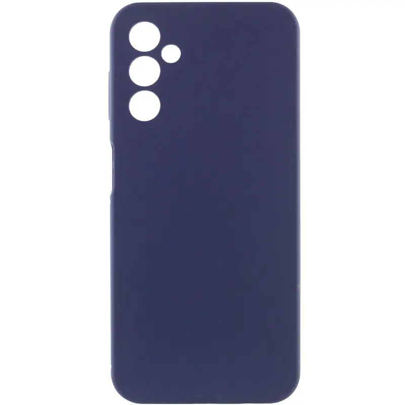 Чехол Silicone Cover Lakshmi Full Camera (AAA) для Samsung Galaxy A16 4G/5G, Темно-синий / Midnight blue, Силикон, купить оптом с доставкой
