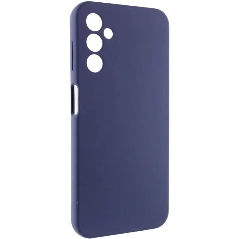 Чехол Silicone Cover Lakshmi Full Camera (AAA) для Samsung Galaxy A16 4G/5G, Темно-синий / Midnight blue 1, Силикон, купить оптом с доставкой
