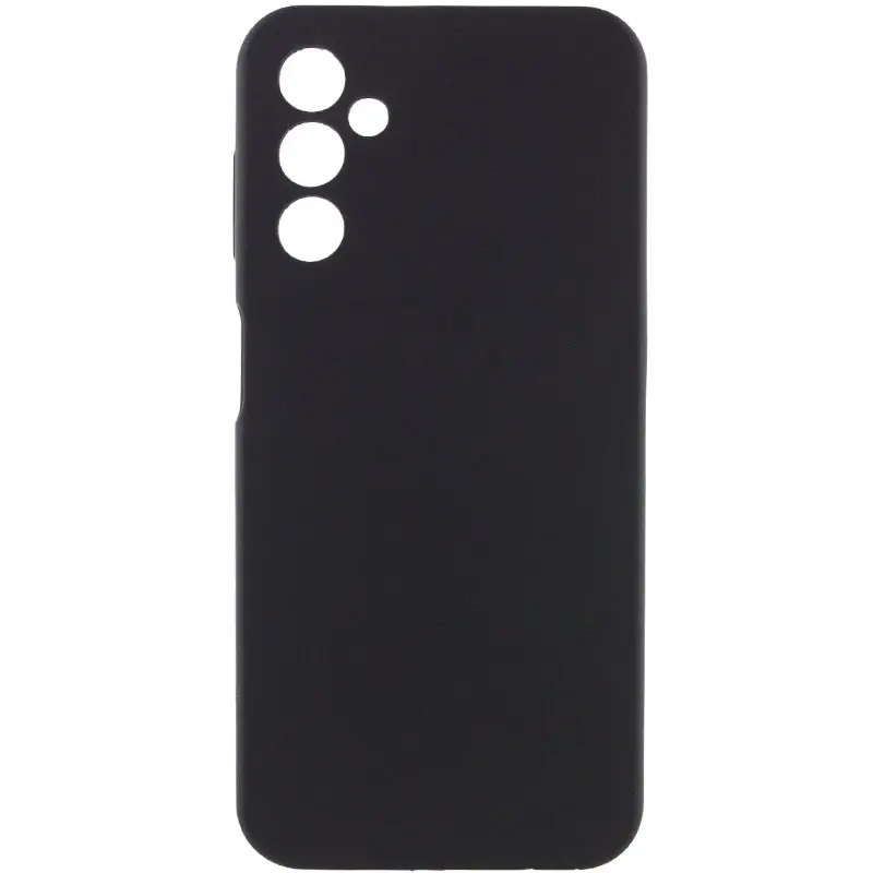 Чехол Silicone Cover Lakshmi Full Camera (AAA) для Samsung Galaxy A16 4G/5G, Черный / Black, Силикон, купить оптом с доставкой