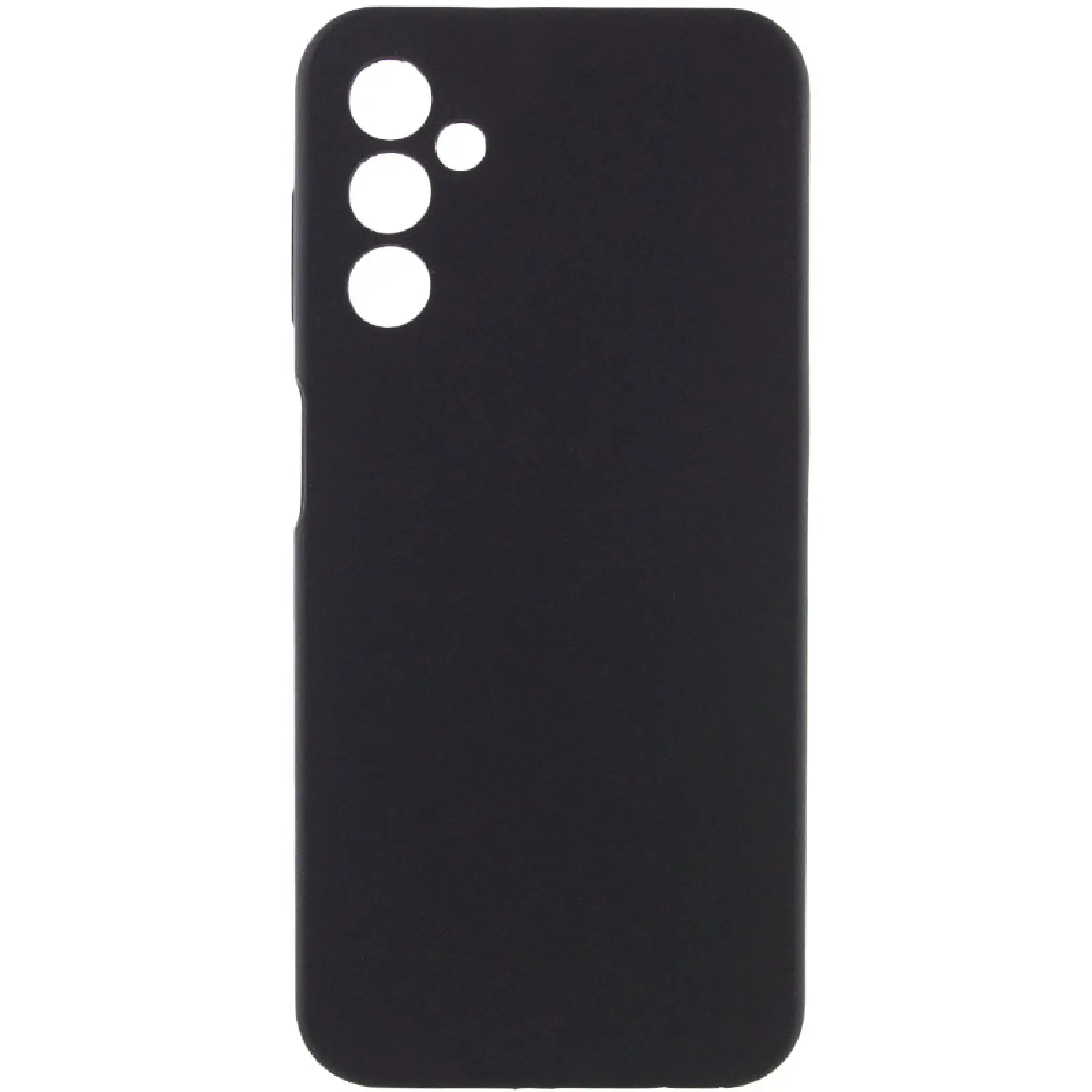 Чехол Silicone Cover Lakshmi Full Camera (AAA) для Samsung Galaxy A16 4G/5G, Черный / Black, Силикон, купить оптом с доставкой